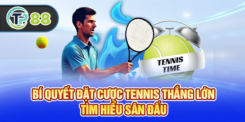 Bí quyết đặt cược tennis thắng lớn tìm hiểu sân đấu